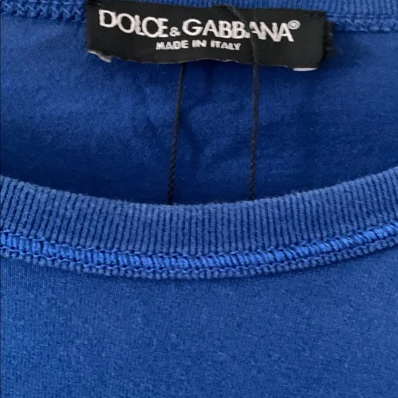 D & G Blue Tee NWOT fit like Med size